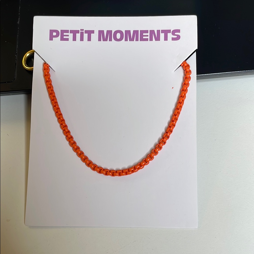 Petit Moments Orange Chain Bracelet 8$